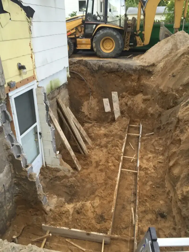 Cellar Concrete Work - Before