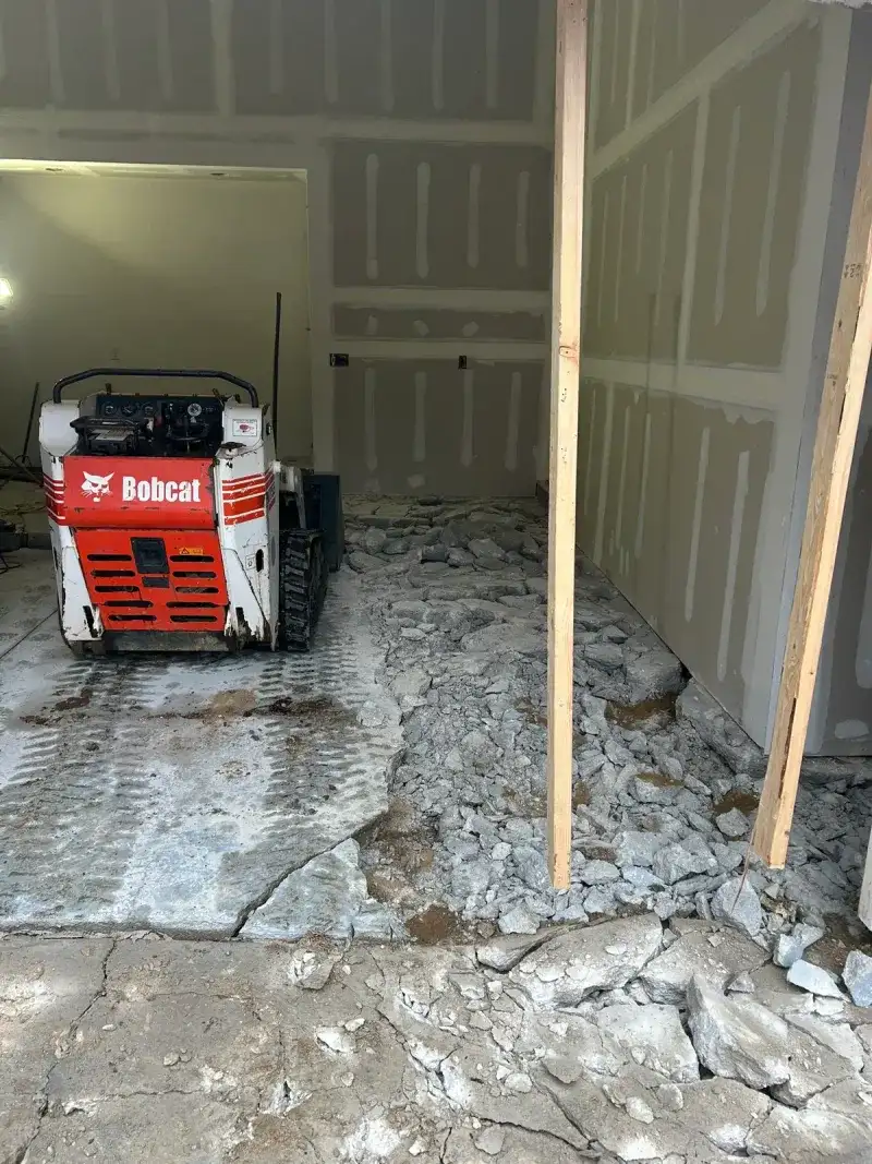 Garage Floor - Before