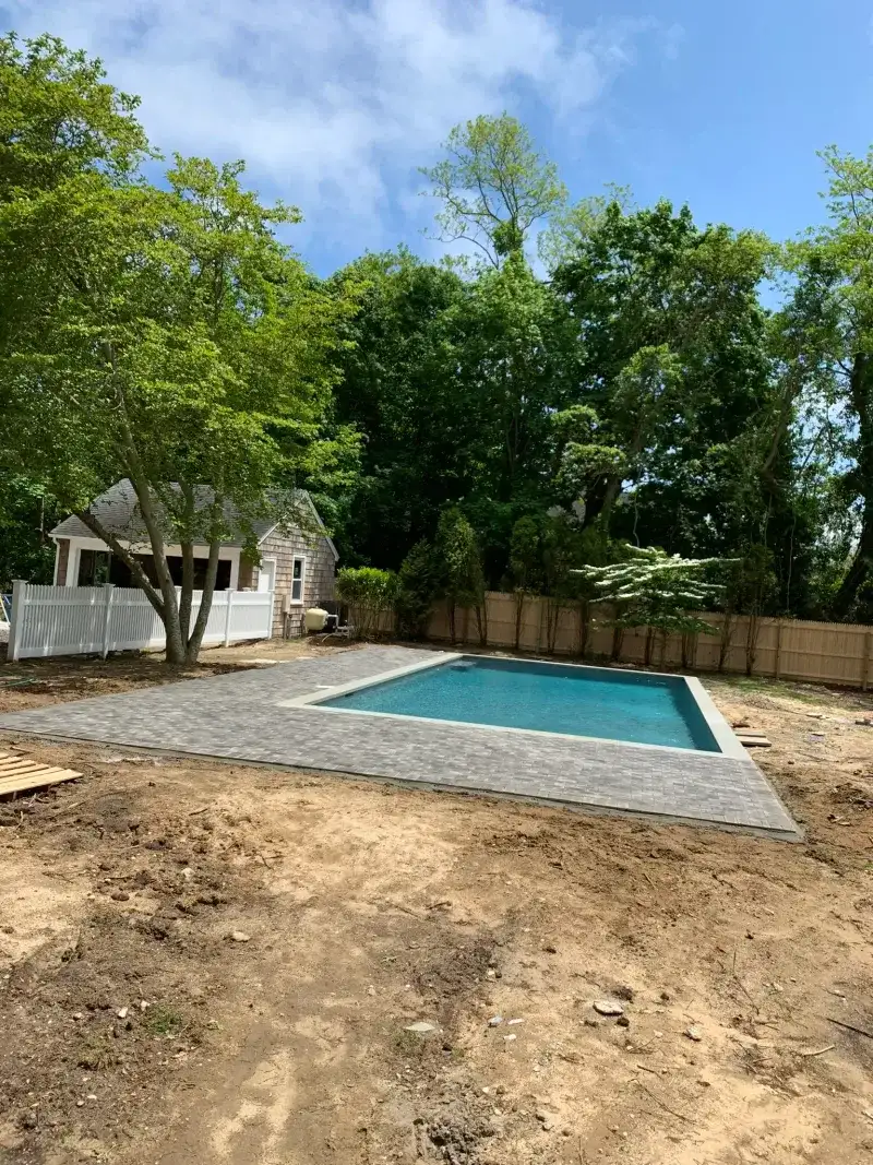 Pool Pavers - Progress 1
