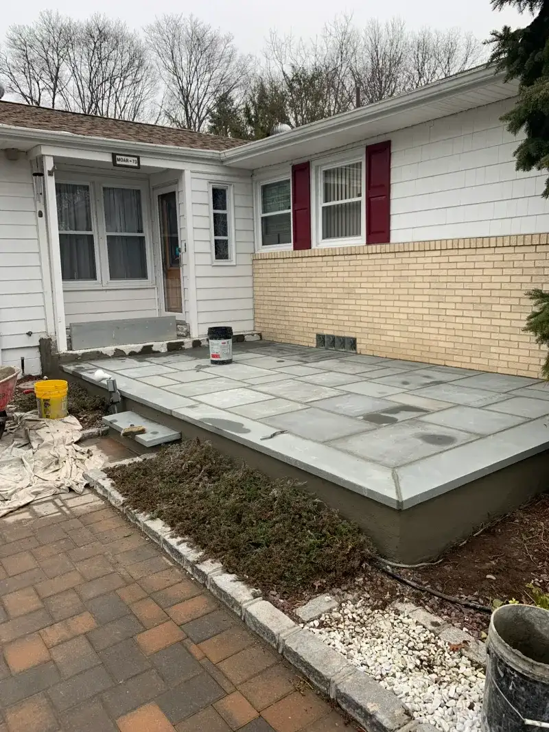 Slate Stoop Renovation - After