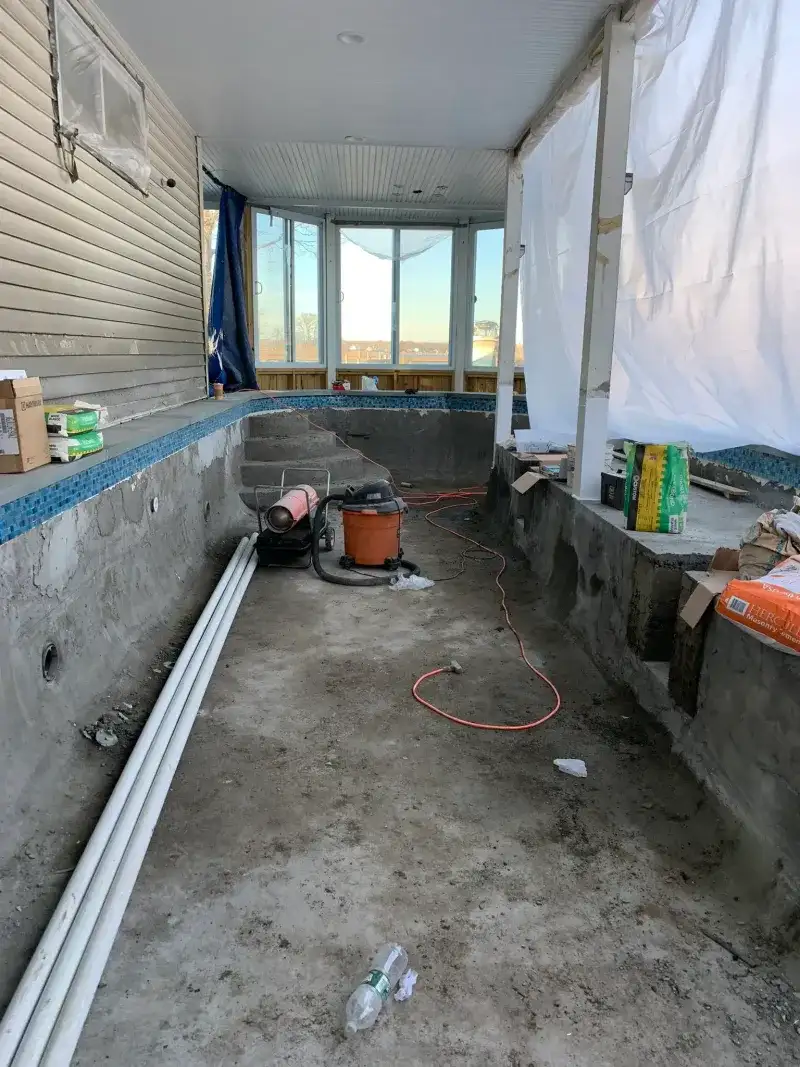 Indoor Pool - Progress 2