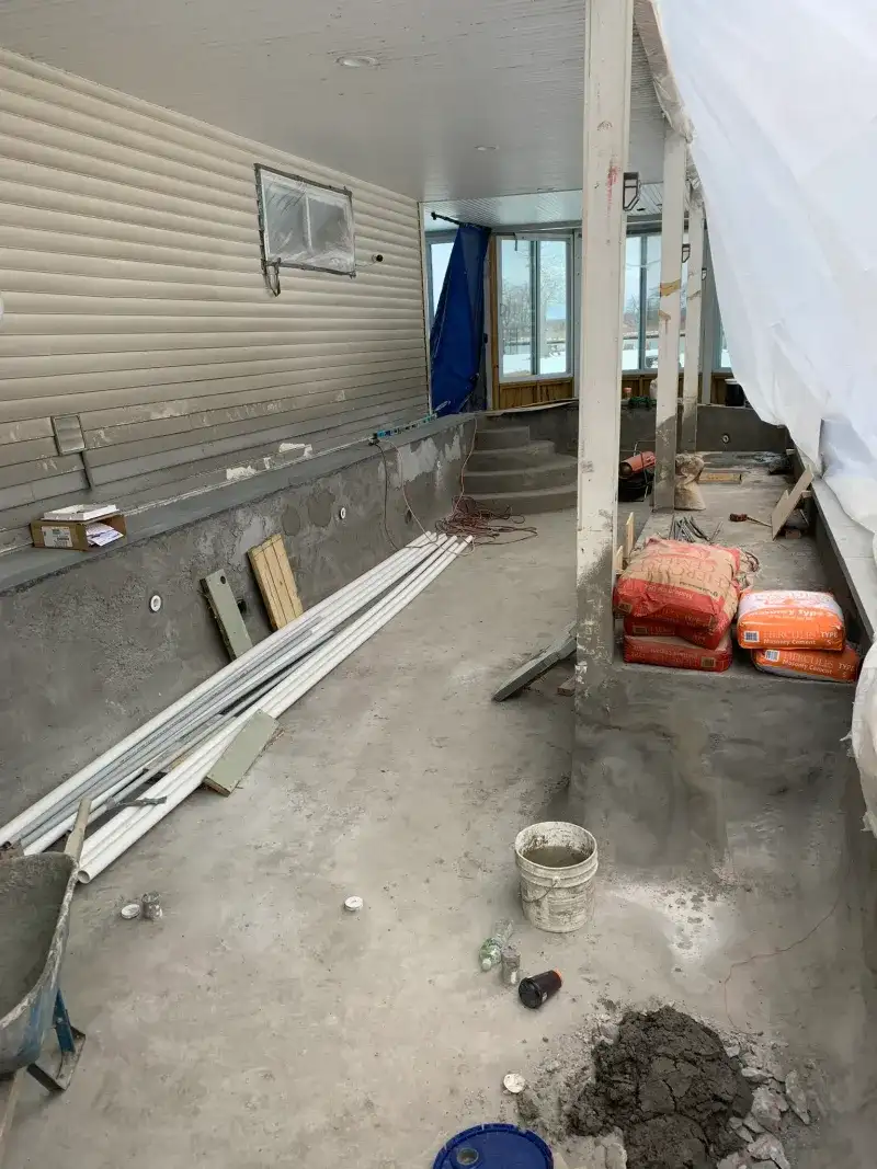 Indoor Pool - Progress 3